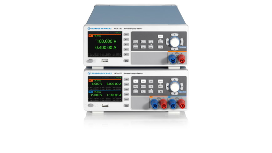 La nueva R&S NGA100 aporta precisión lineal a la gama de fuentes de poder básicas